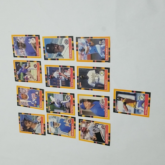 Lot of 13 Donruss Baseball Cards Pucket, Evans, Gant, Gooden, Guante, Jones... - Picture 1 of 16